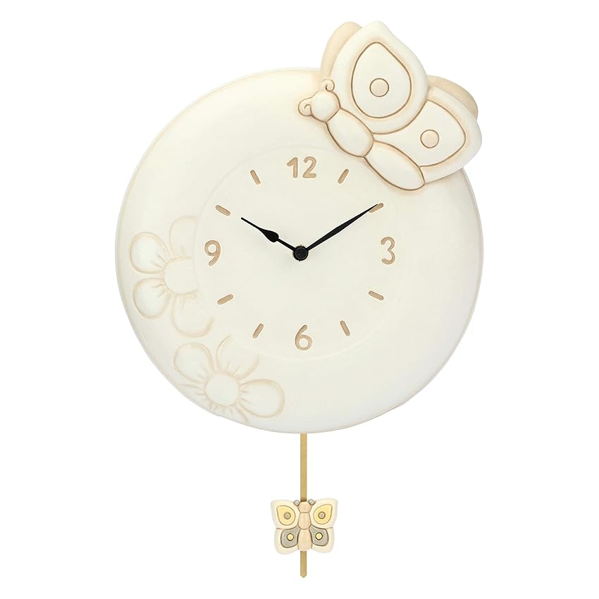 Immagine del prodotto THUN - Orologio a Pendolo - Living, Arredare la casa - Idea Regalo - Linea Elegance - Ceramica, Meccanismo in Plastica - 30,2x6,17x26 cm h