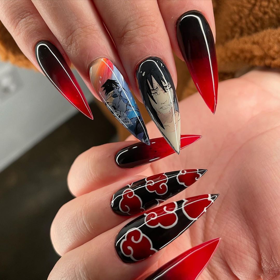 Amazon.com: Anime Nail Art Decals Japanese Superhero Manga