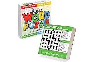 TF PUBLISHING Daily Word Puzzle Daily Desktop Calendar 2025