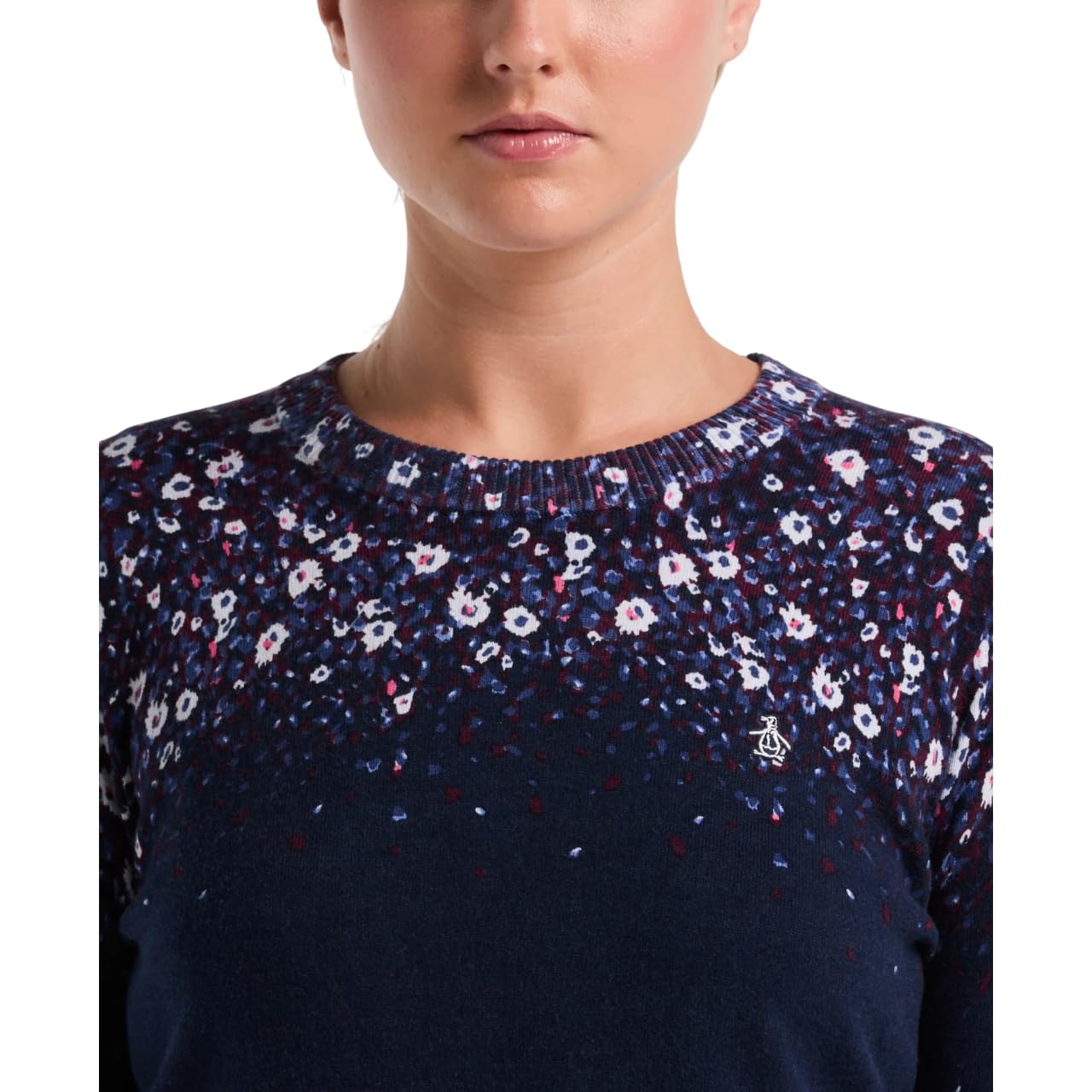 Penguin Engineered Zen Floral Printed, Jersey de Mujer, Estampado Floral