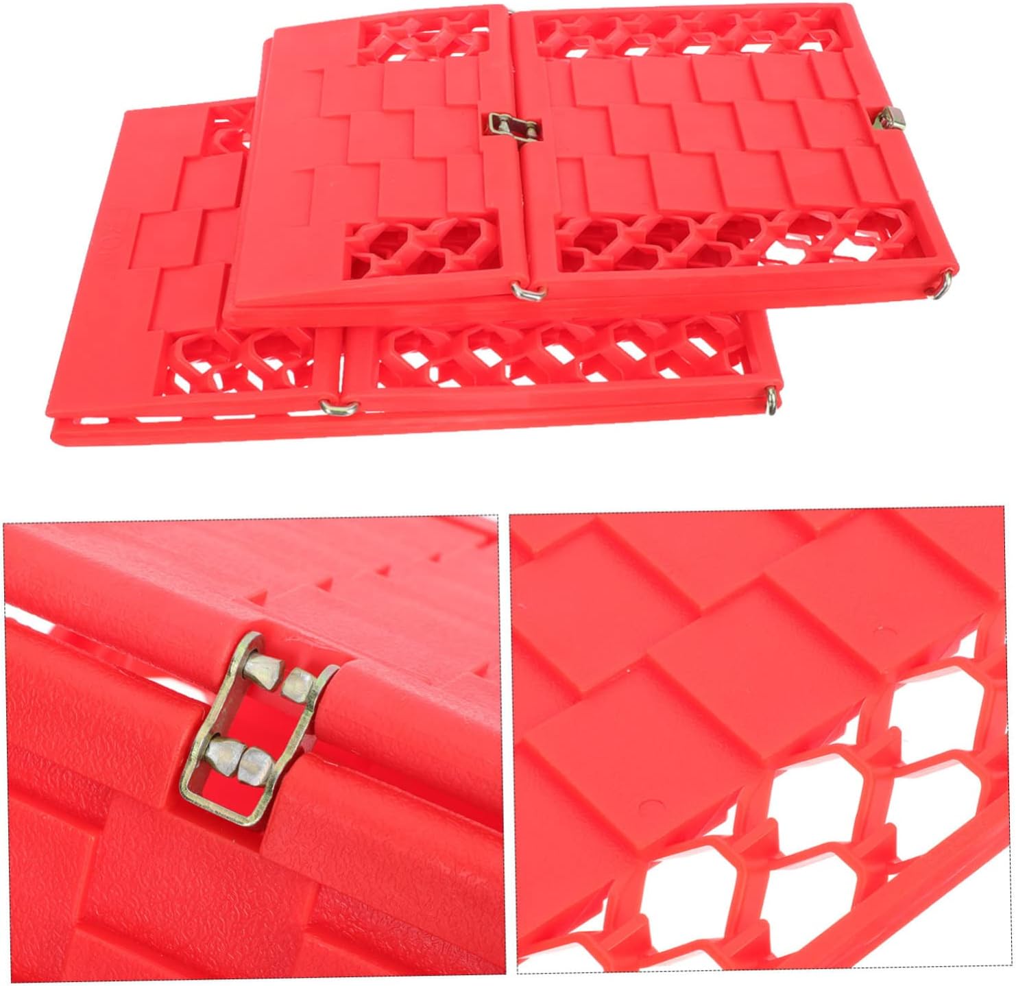 GARVALON 1pair Emergency Car Traction Board Snow Chains for Tires Winter Tire Straps