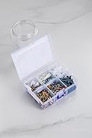 Vista 5 de Juego de anclaje de pared multiusos 367 piezas, kit de anclaje para paneles de yeso, para aluminio, hierro, madera, paneles de yeso, paredes