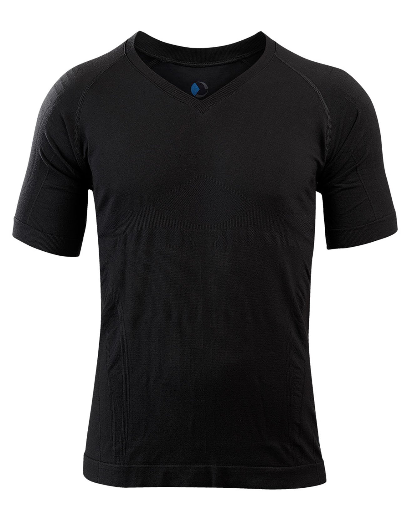 Sleepshirt AVIOR/Herren Schlaf-Shirt/Kurzarm Oberteil/Seamless – ohne störende Nähte | dreimal weicher als Baumwolle/Thermoregulierende und atmungsaktive Funktions-Nachtwäsche