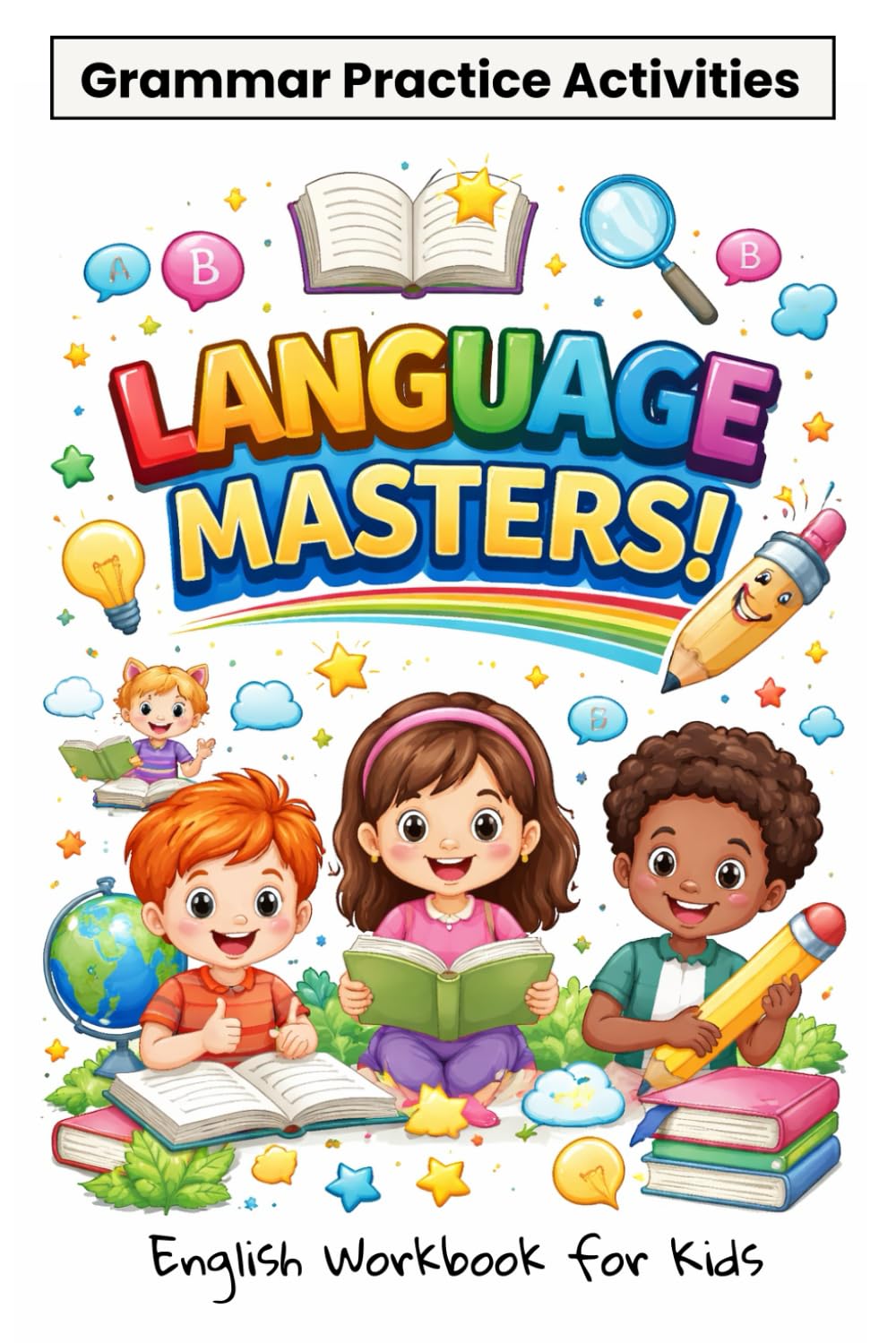 Language Masters: English Workbook for Kids | Boost Vocabulary, Grammar and Writing Skills for Grades 4 and 5 | Upper Elementary Literacy | fill in the blank exercises