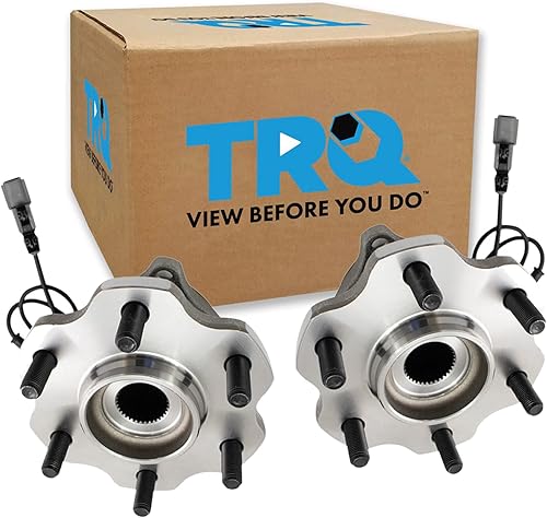 Miniatura 222 de TRQ Juego de 2 rodamientos de rueda delantera y trasera compatible con Dodge Dart 2013-2016