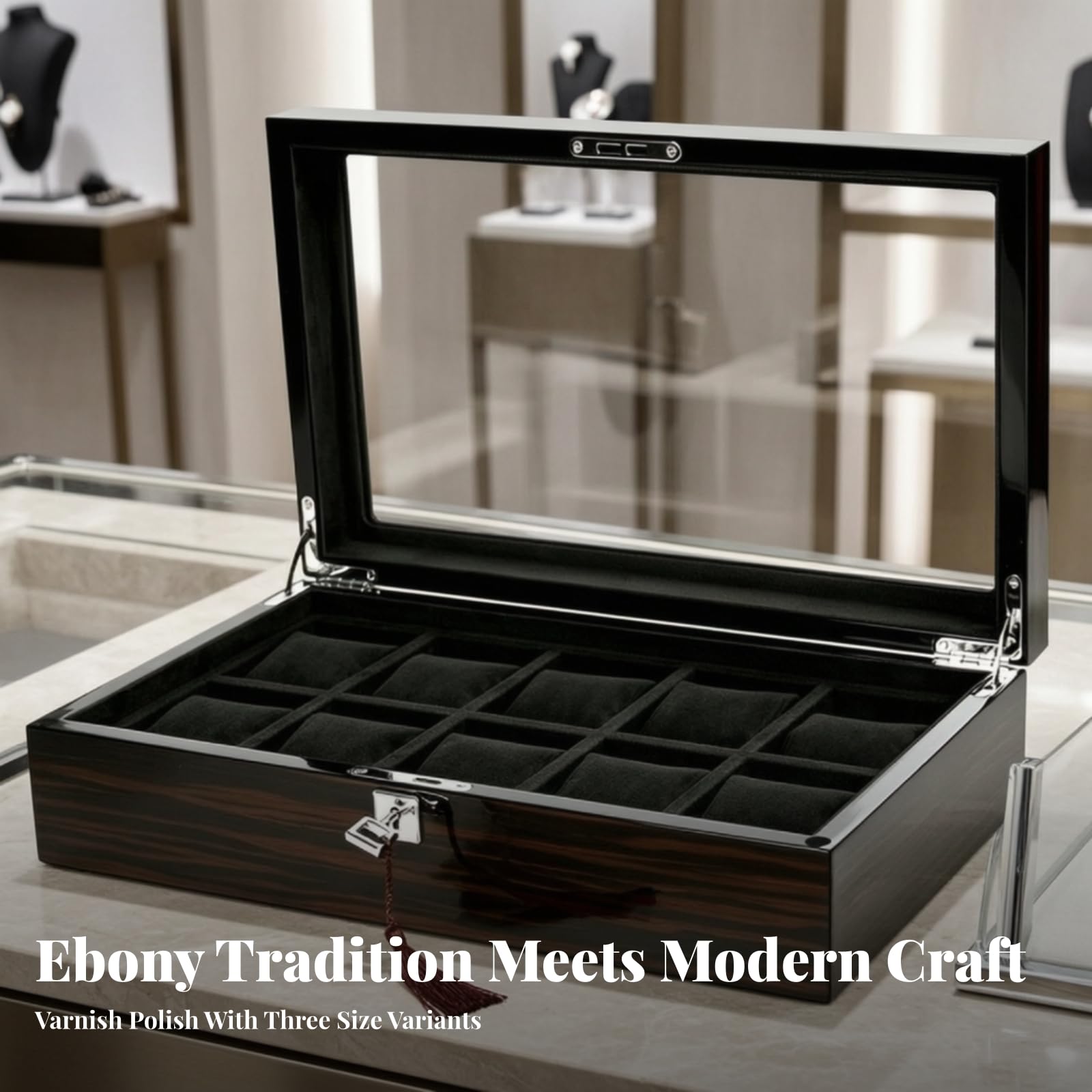 Espositore per Orologi Morbido, 3-Slot
