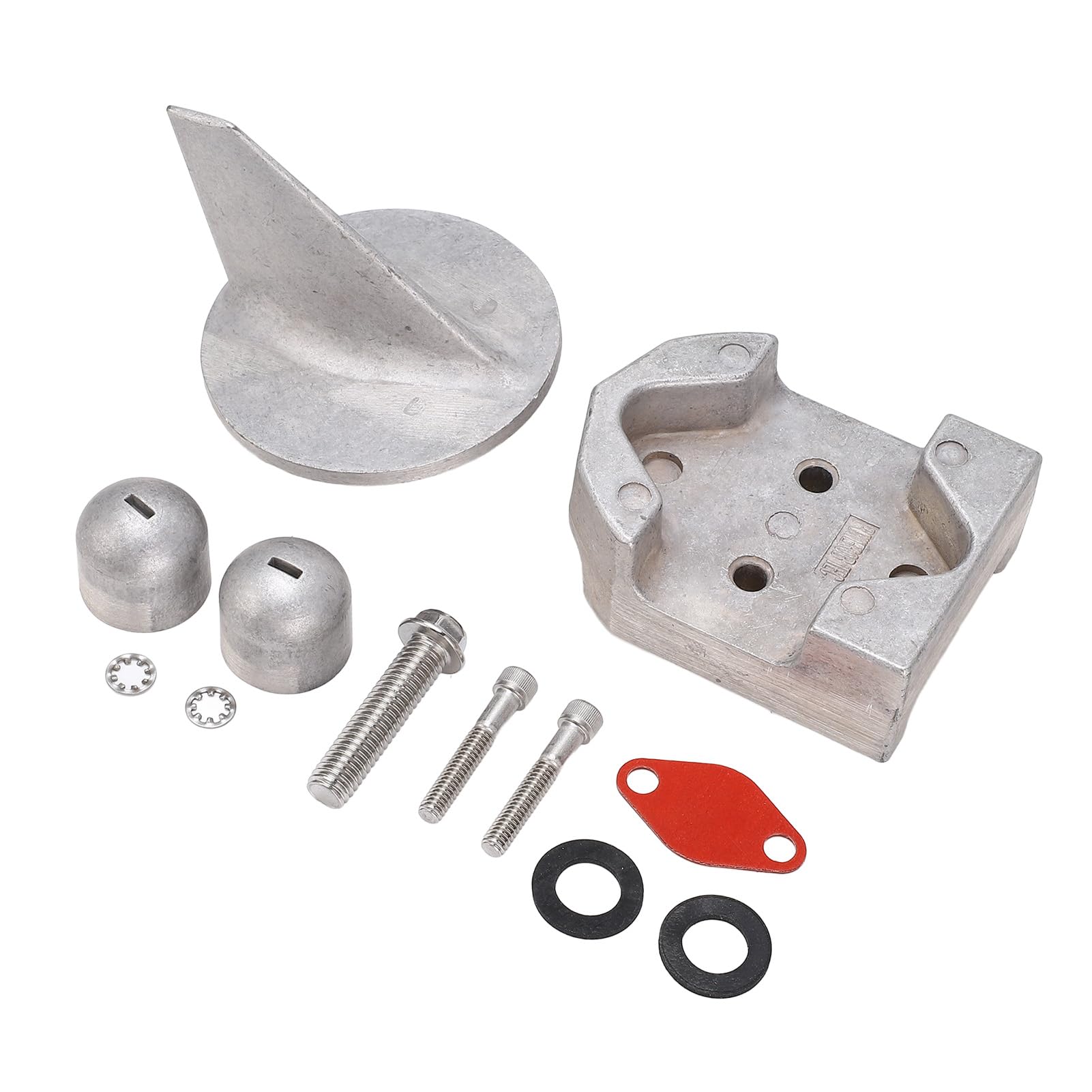 ZJchao Anode Kit for Alpha One Drive, Anode Kit, Aluminum Anode Kit 888756A2 Marine Anode Set Replacement for MerCruiser MR 1984 to 1991 with Trim Tab Anode, Gimbal Nut Anodes,