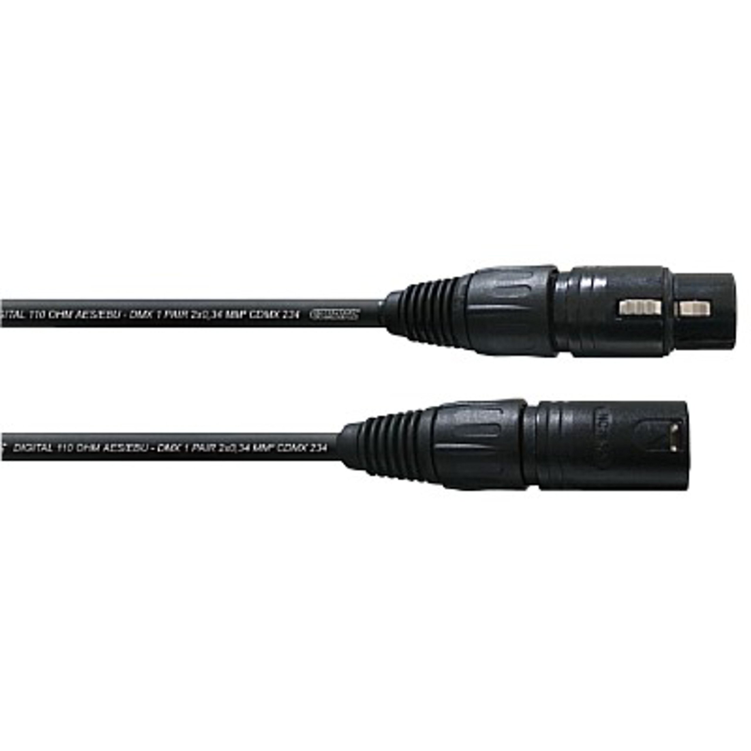 Cordial CPD 5 FM DMX AES/EBU Kabel XLR, 5m - Câble DMX