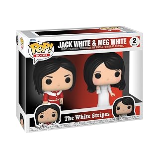 Funko Pop! Rocks: The Meg White Stripes 2pk – The White Stripes – Figurine en Vinyle à Collectionner – Idée de Cadeau – Produits Officiels – Jouets pour Les Enfants et Adultes – Music Fans - Les Beatles, Paul McCartney, John Lennon, RIngo Starr, George Harrison