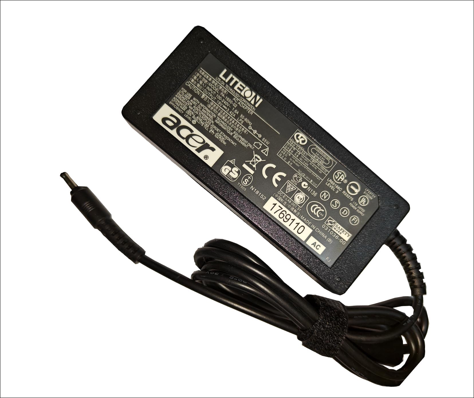 Acer Aspire 19V 3.42A 65W Replacement Laptop Battery Charger for Chromebook C720 C720P Ac Adapter- (with Power Cable)-image-31