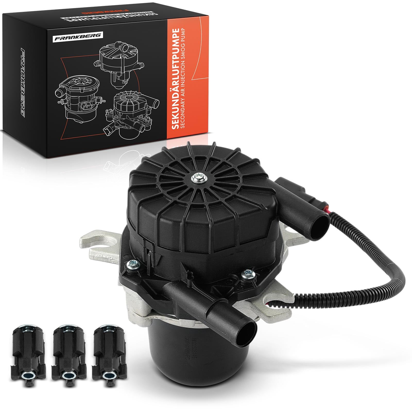 Frankberg Pompe à air secondaire, 2 pôles, 9653340580 | Compatible avec: Xsara N1, C5 Je casse DE, 306 7B N3 N5, Xsara Picasso N68, 307 CC 3B, C5 I DC, C4 I LC, 307 Pause 3E