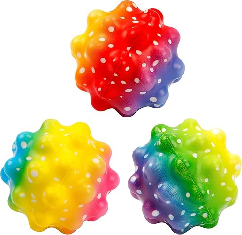 Bolas espaciales, bola de rebote extrema alta Tiktok Pop Bouncing Rubber Bounce Ball Sensory Ball Mejora la coordinación mano-ojo, pelota de