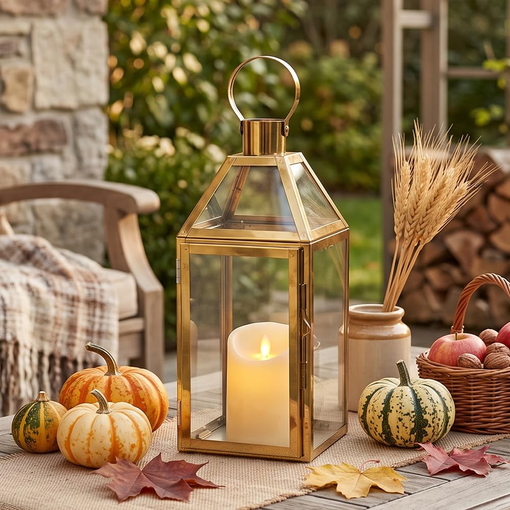 Amazon.com: JHY Design Gold Decorative Lanterns 16
