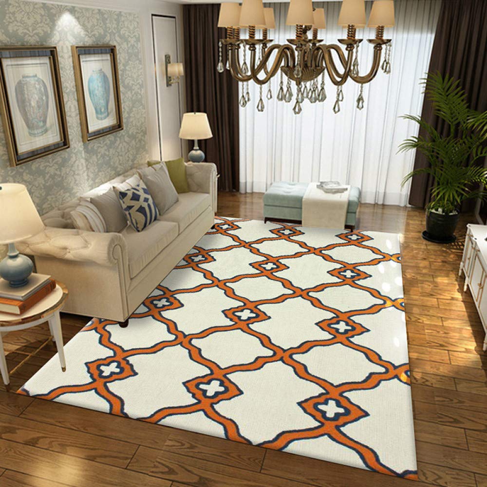 Tapis d'impression géométrique MU résistant et facile à nettoyer