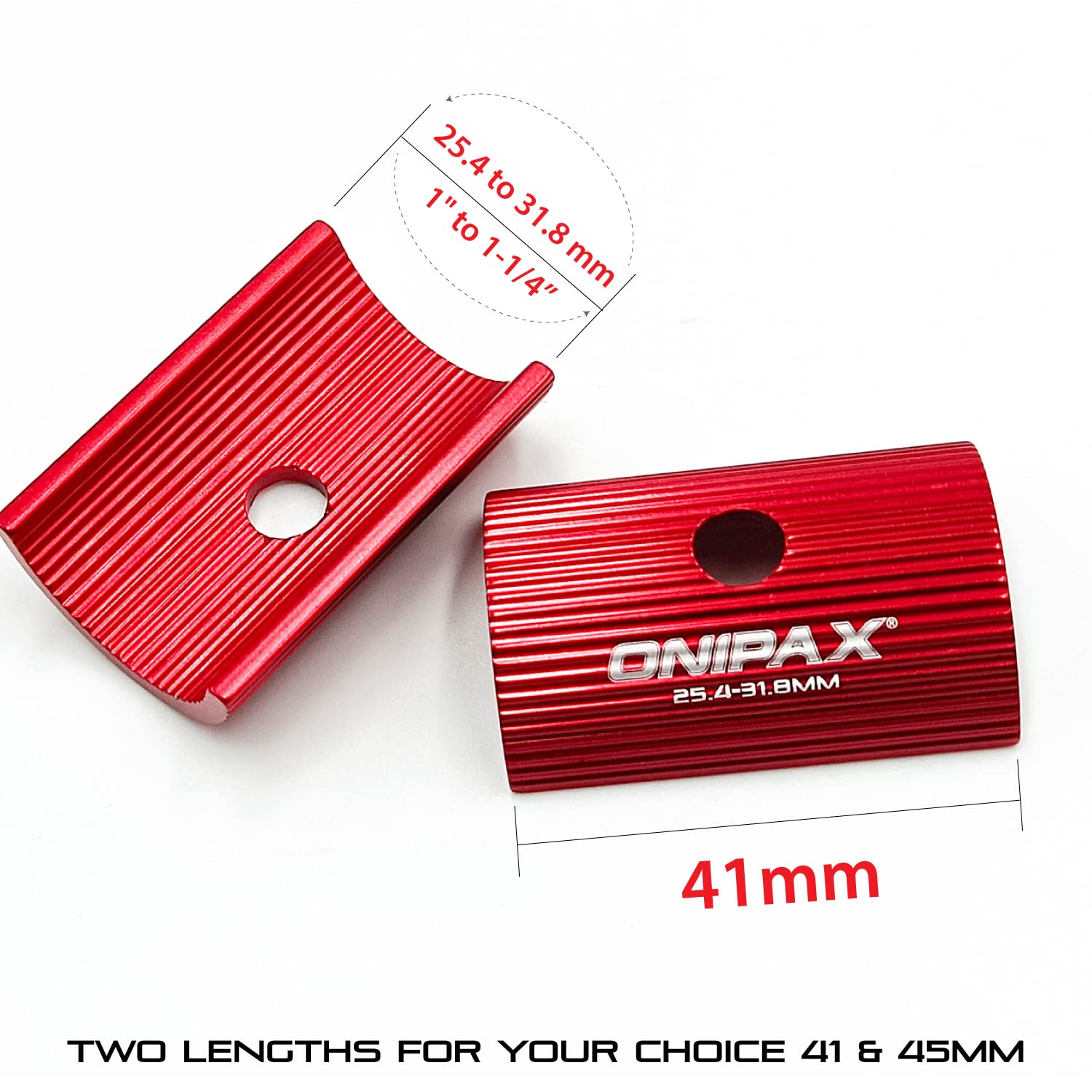 Amazon.co.jp: ONIPAX 自転車 ハンドルバー用 シム 25.4～31.8mm（1