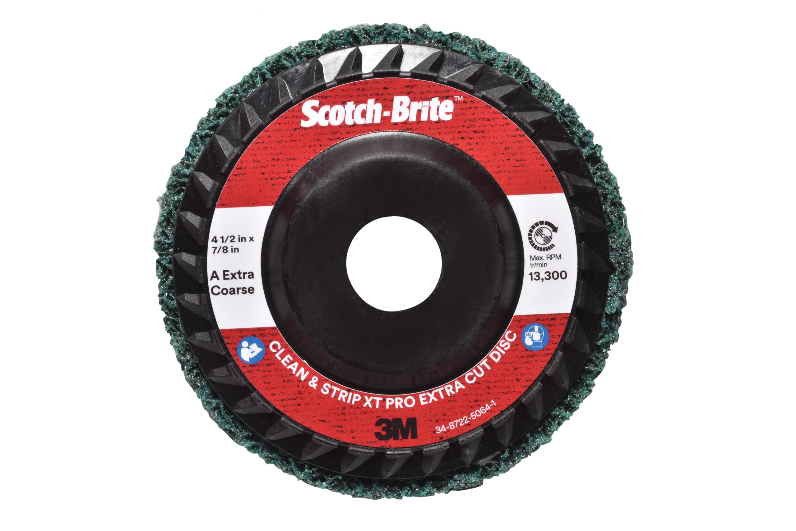 Scotch-Brite Clean and Strip XT Pro Extra Cut Disc XC-RD, 125 mm x 22 mm