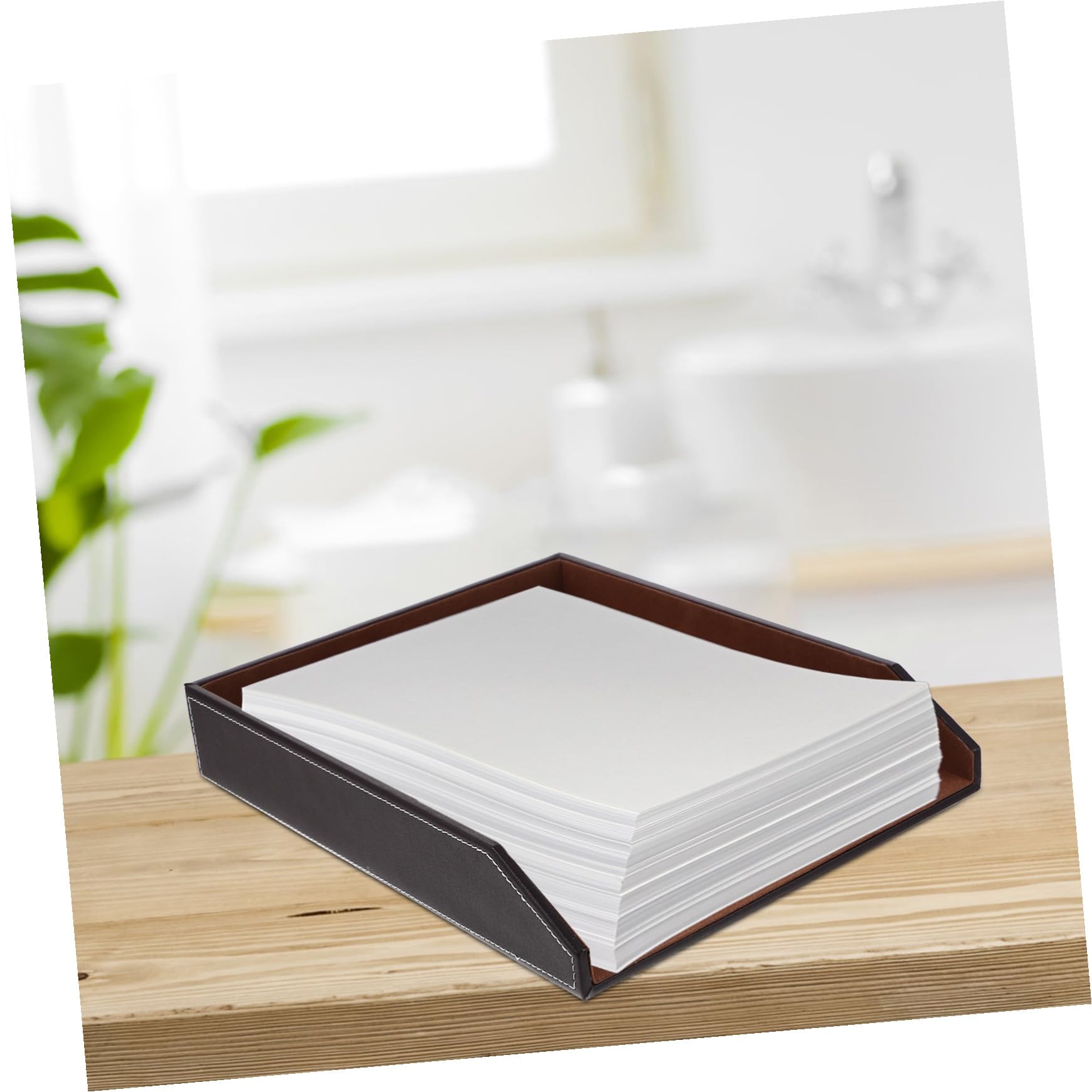 Schreibtisch-Papierablage, einlagiger Aktenhalter für Dokumente, Büro und Schule, stilvolles und funktionales Schreibtischzubehör