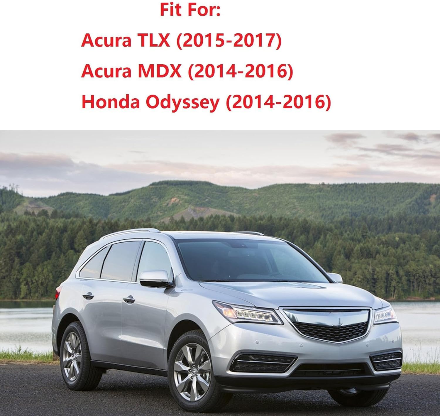 7" Inch Touch Screen Digitizer Navigation Stereo for 2014 2015 2016 Acura TLX MDX Honda Odyssey Replaced 39540-TZ3-A150-M1 C070VVN02 (Without LCD)