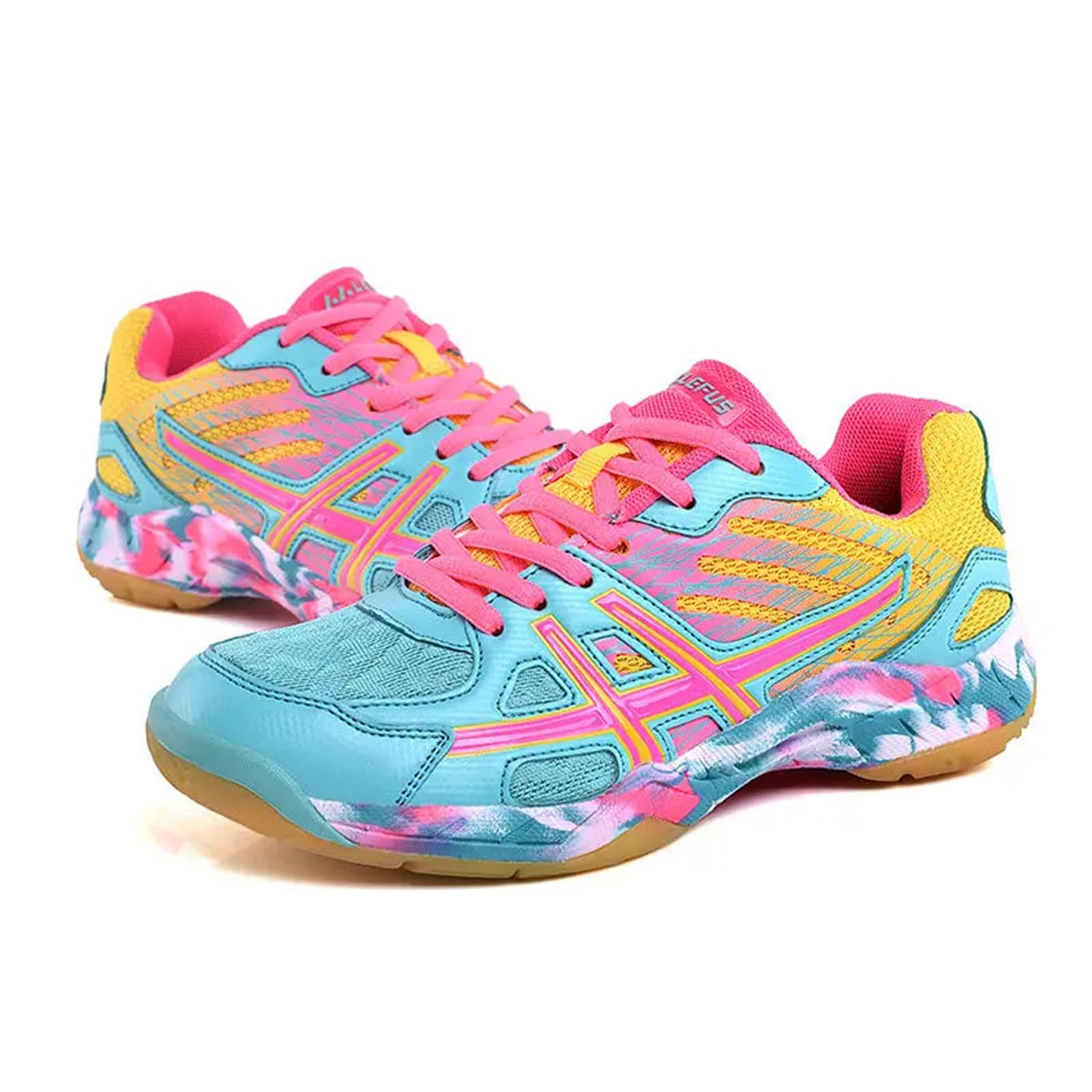 Zapatillas De Bádminton Hombre Tenis para Niños Pickleball Deportivas Ligeras Antideslizantes para Cancha De Squash En Interiores