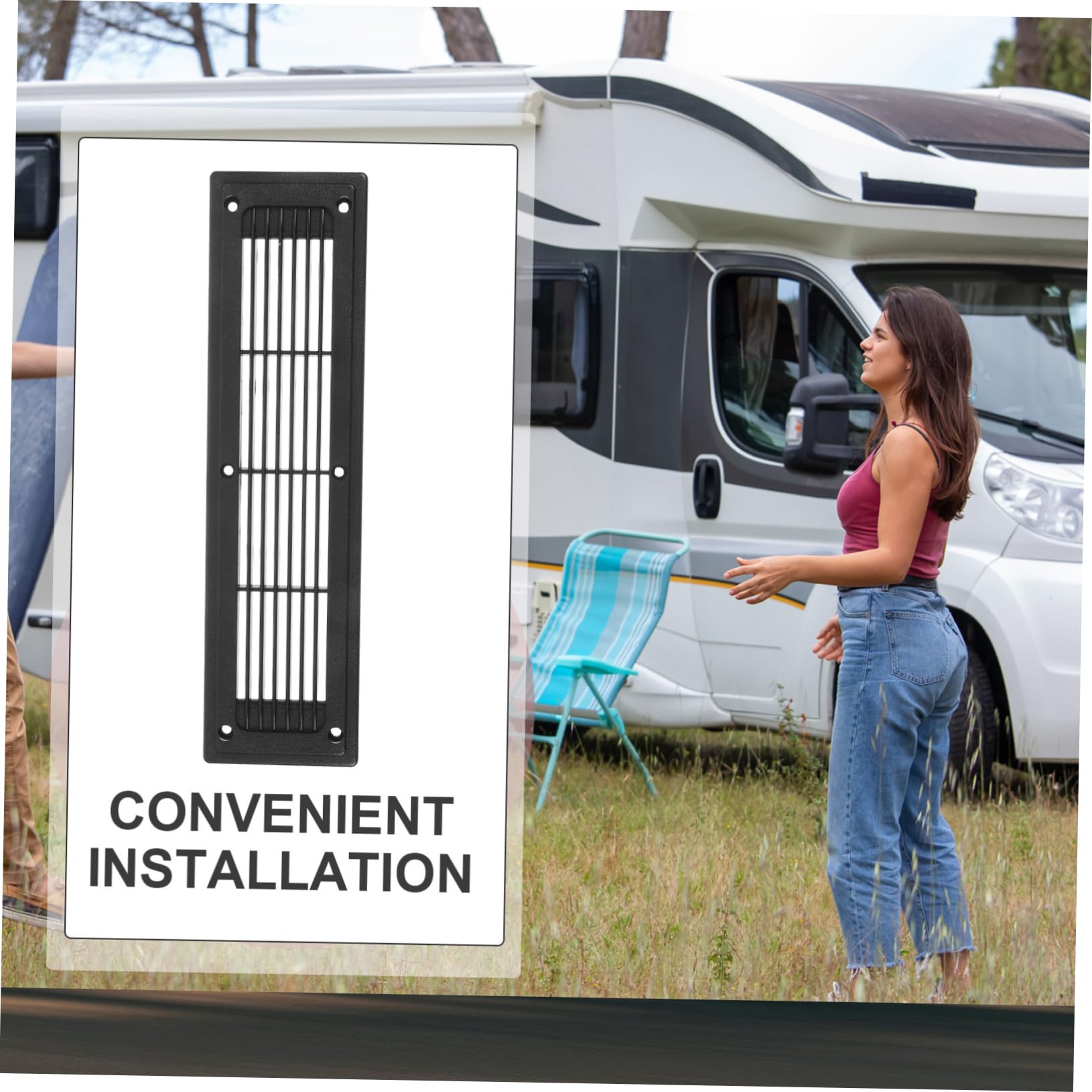 Veemoon 5stücke Ventilationsabdeckung Für Zentrale Klimaanlagen Rechteckige Mesh-design Lüftungsgitter Geeignet Für Böden Wohnmobile Und Yachten Aus Langlebigem Einfach Zu Reinigen