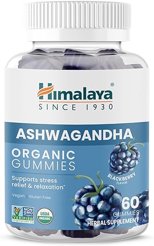 Miniatura 7 de Suplemento Himalaya Ashwagandha orgánicos para alivio del estrés y Energy Boost 60caplets suministro para 2meses