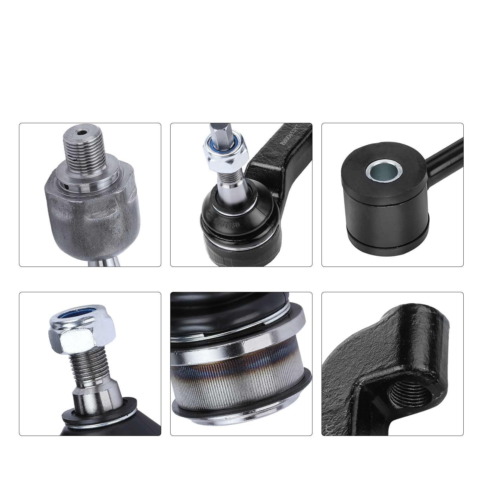 Frankberg 8x Wahacz zawieszenia przedniej lewej prawej osi kompatybilny z Nitro 2,8 L 3,7L 2006-2012 Cherokee KK 2,8 L 3,7L 2008-2013 Wymień # 52125366AA