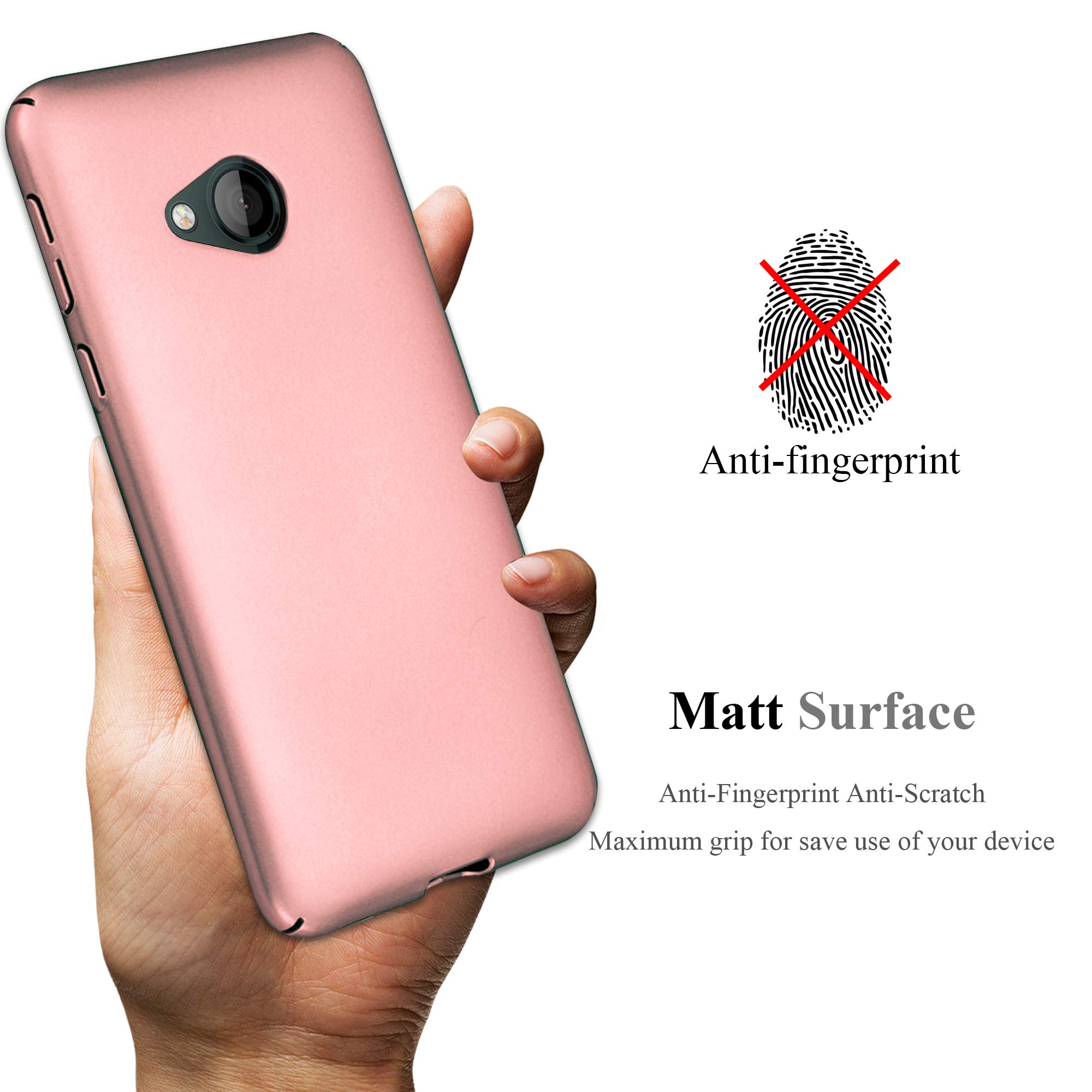 Cadorabo Custodia per HTC U PLAY in FROST BLU SCURO - Morbida Cover Protettiva Sottile di Silicone TPU con Bordo Protezione - Ultra Slim Case Antiurto Gel Back Bumper Guscio