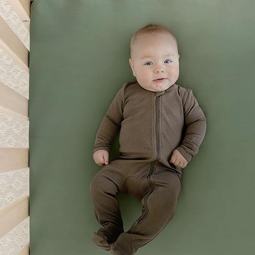 Vista 68 de GRSSDER Juego de 2 sábanas elásticas ultra suaves para moisés, ajuste universal para moisés, cesta de moisés, colchón rectangular ovalado, seguro