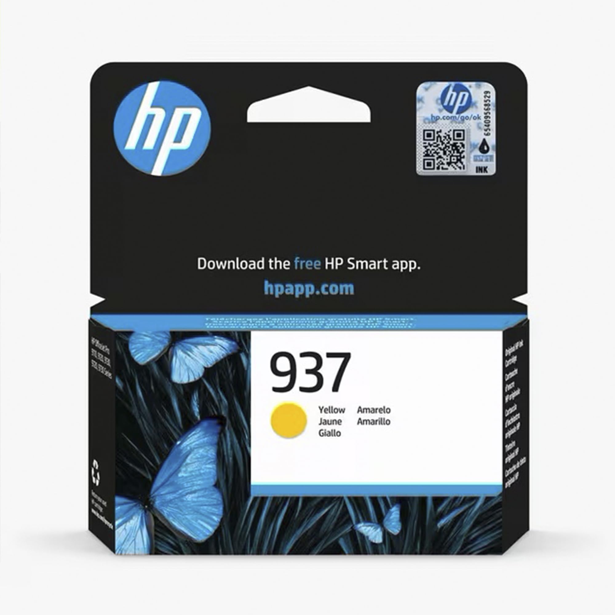 Hp 937 - Original - Ink Cartridge Yellow 196786147586