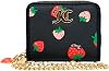 Juicy Couture Women's Square Zip Around Wallet with Wristlet Strap