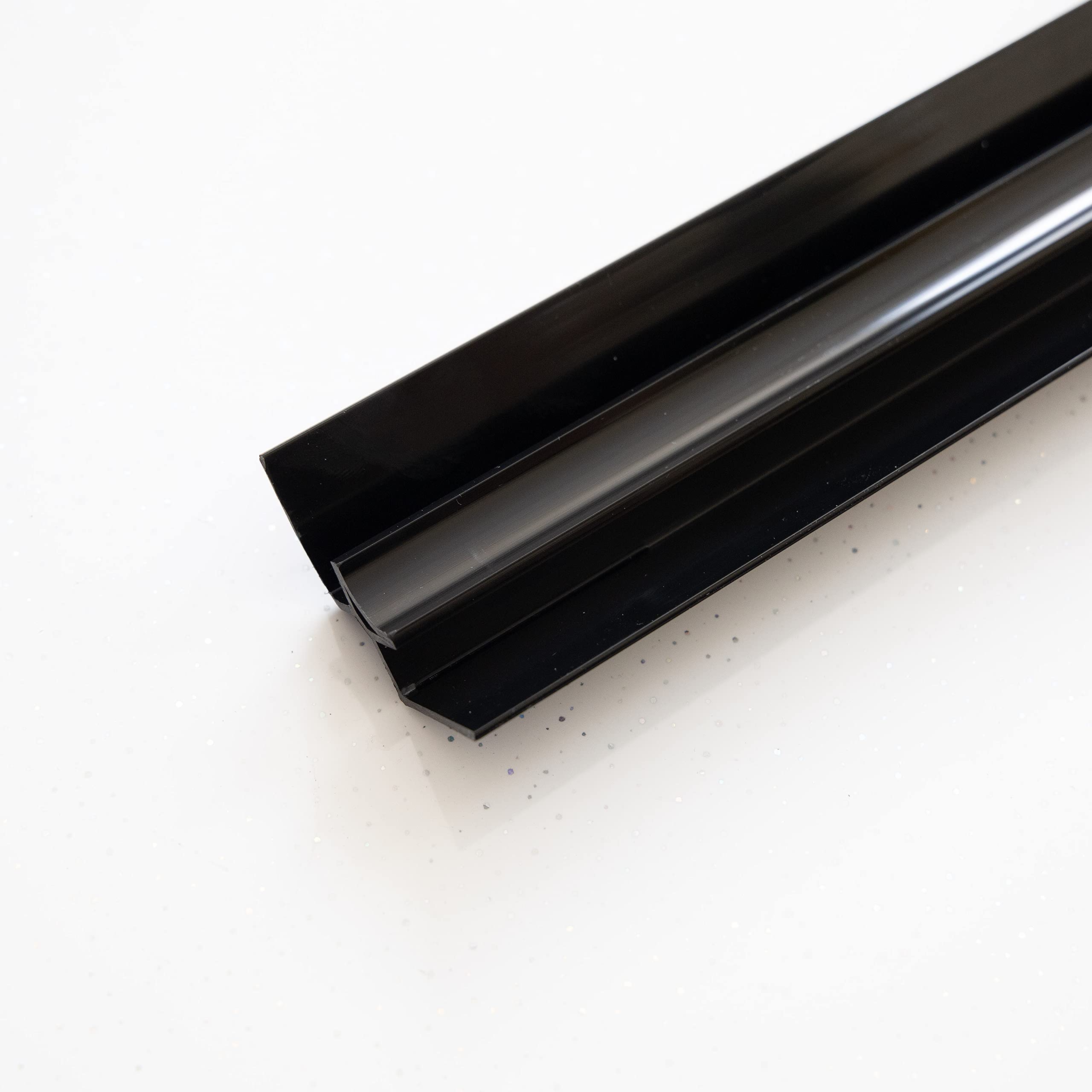 Buy Black Panel Trim Perfect for Bathroom Kitchen Shower Wall PVC