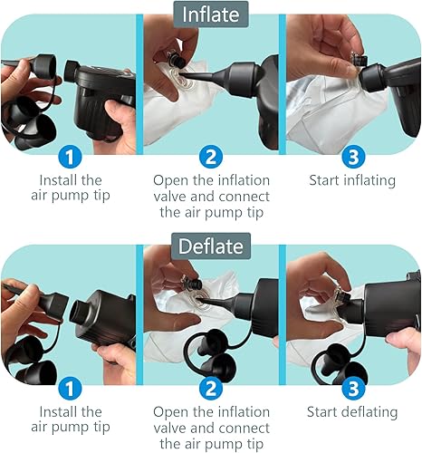 Miniatura 5 de Rieles inflables de protección para cama Protector de asistencia anticaídas para cama, pacientes, ancianos, discapacitados, embarazadas