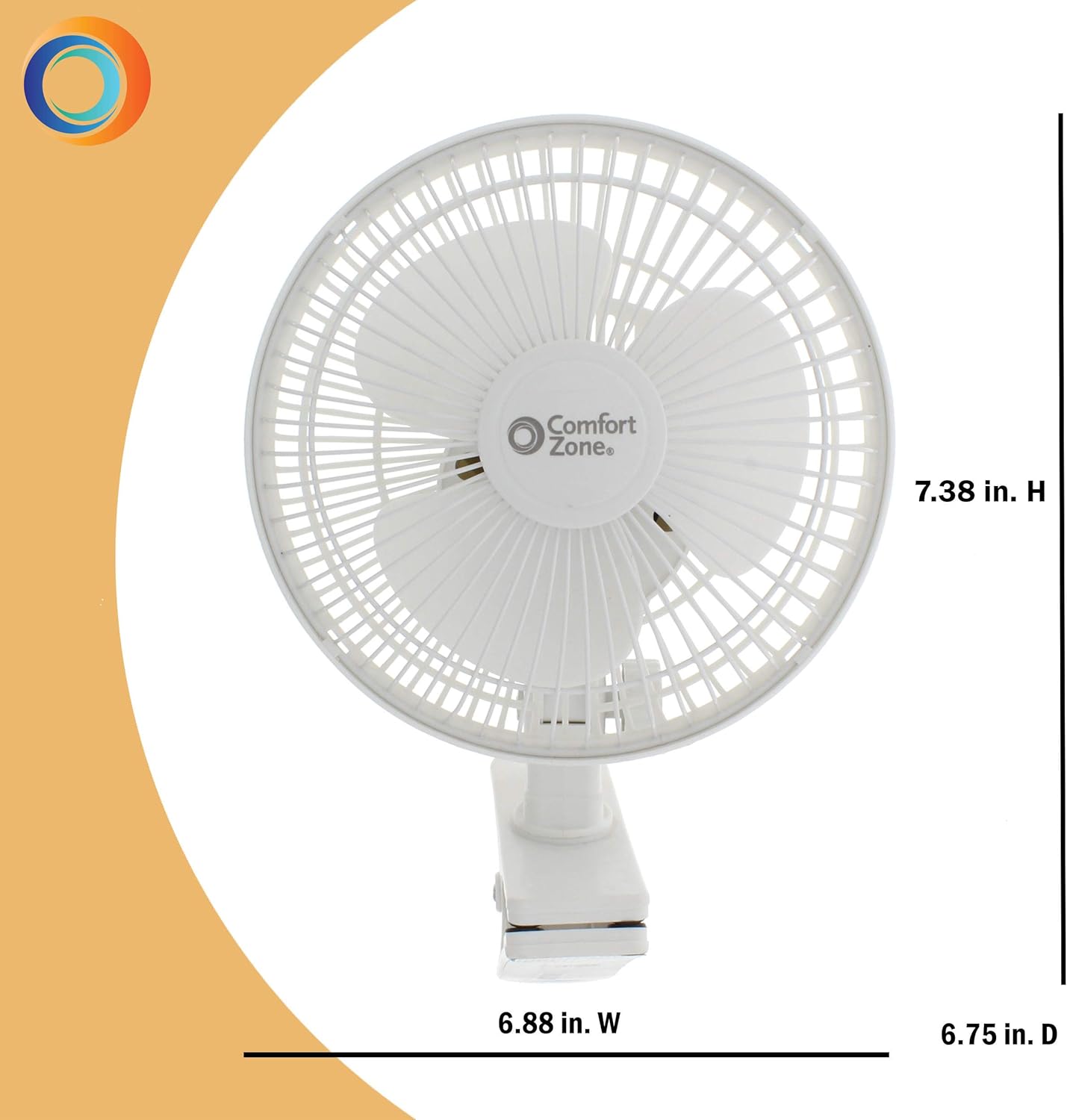 Amazon Com Comfort Zone Cz6c 6 Inch Quiet Portable Indoor 2 Speed Desk Fan With Clip And Fully Adjustable Tilt White Home Kitchen Amazon Com Comfort Zone Cz6c 6 Inch Quiet Portable Indoor 2 Speed Desk Fan With Clip And Fully Adjustable Tilt White Home Kitchen