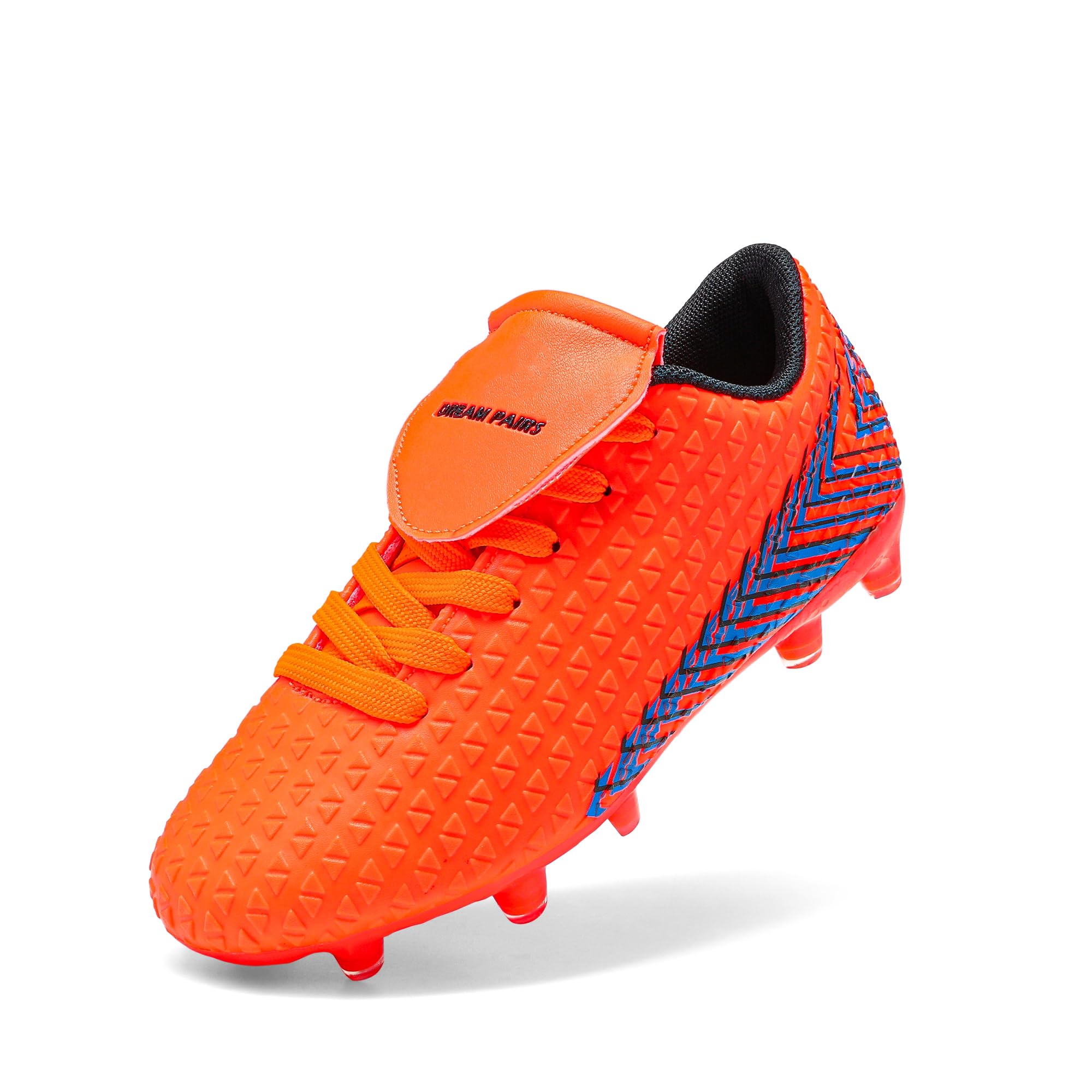 DREAM PAIRS Boys Mega-2k Soccer Cleats Football Shoes Orange Black Size 3 Little Kid-image-17