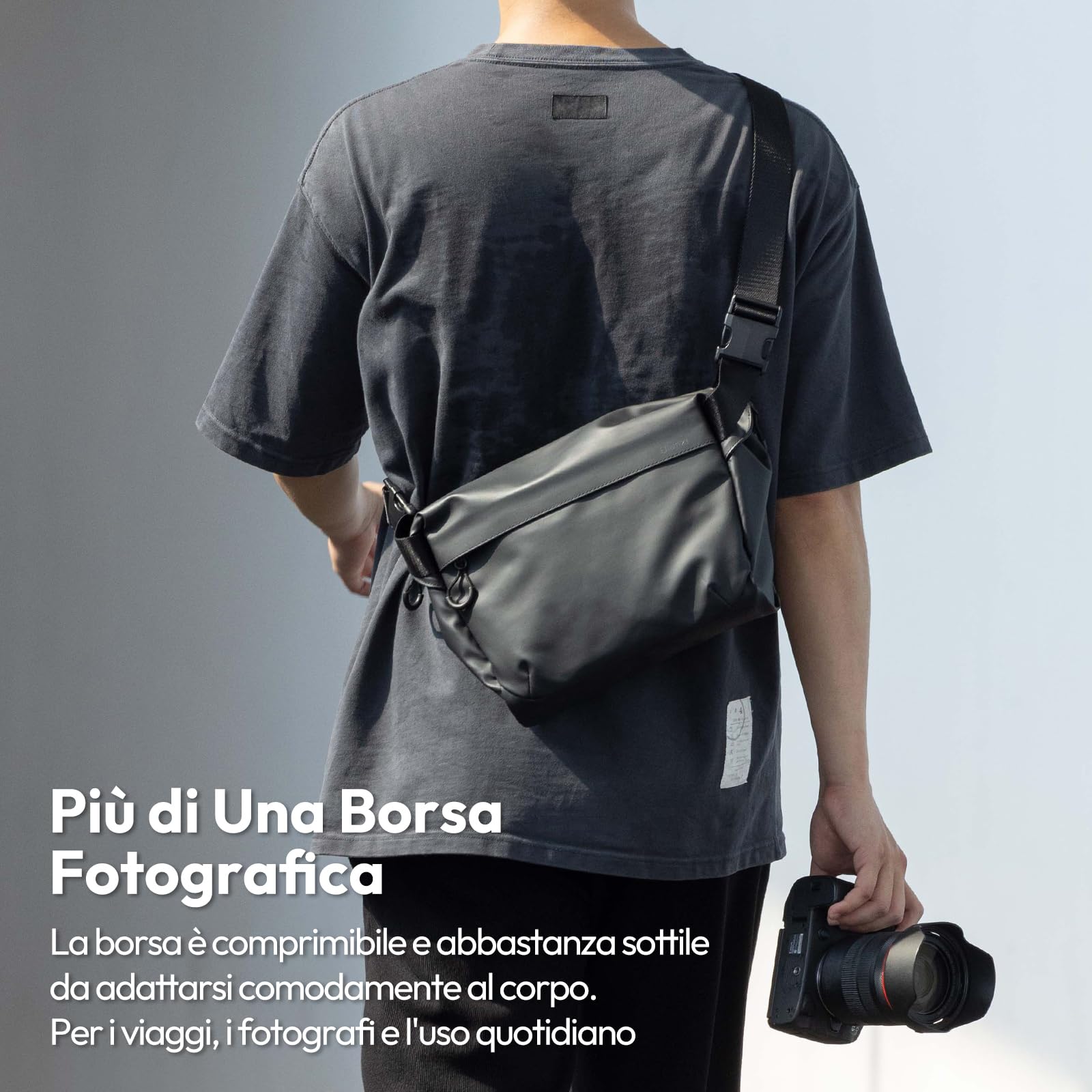 VIJIM Borsa Fotografica, Borsa per Macchina Fotografica Impermeabile