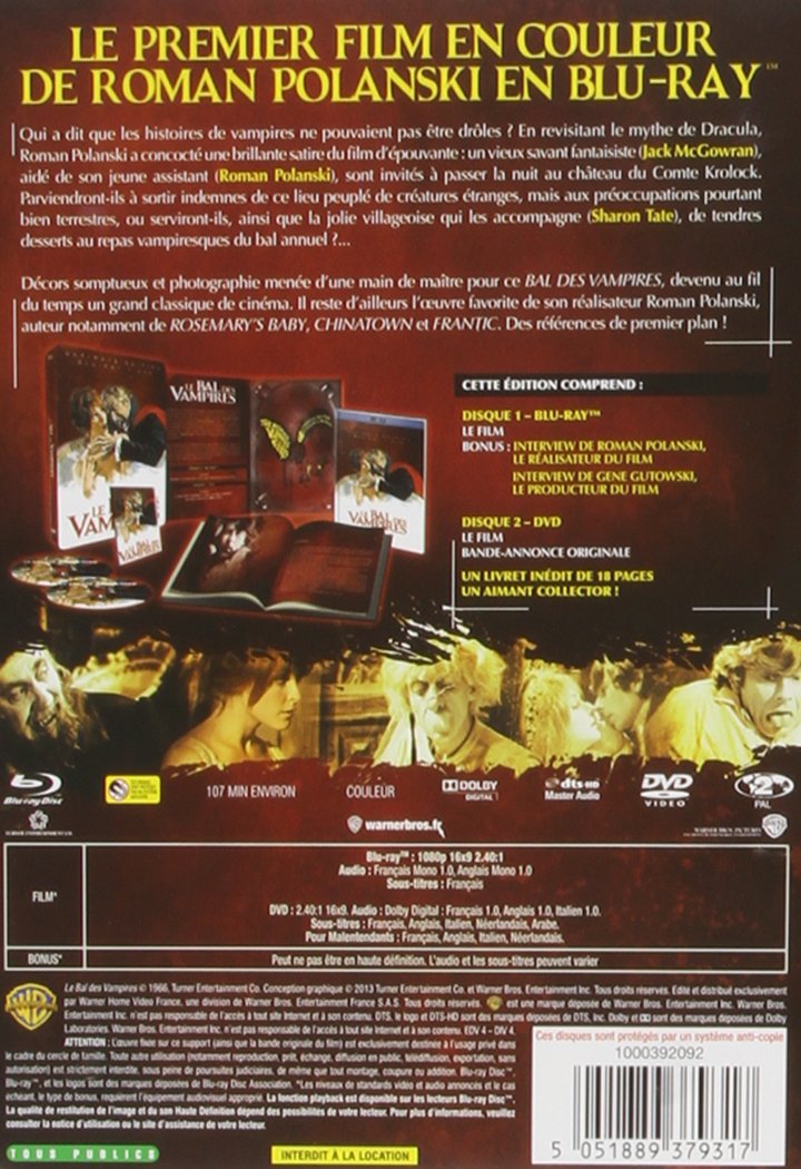 Le Bal des vampires [Ultimate Edition - Blu-ray + DVD - Édition limitée boîtier métal]
