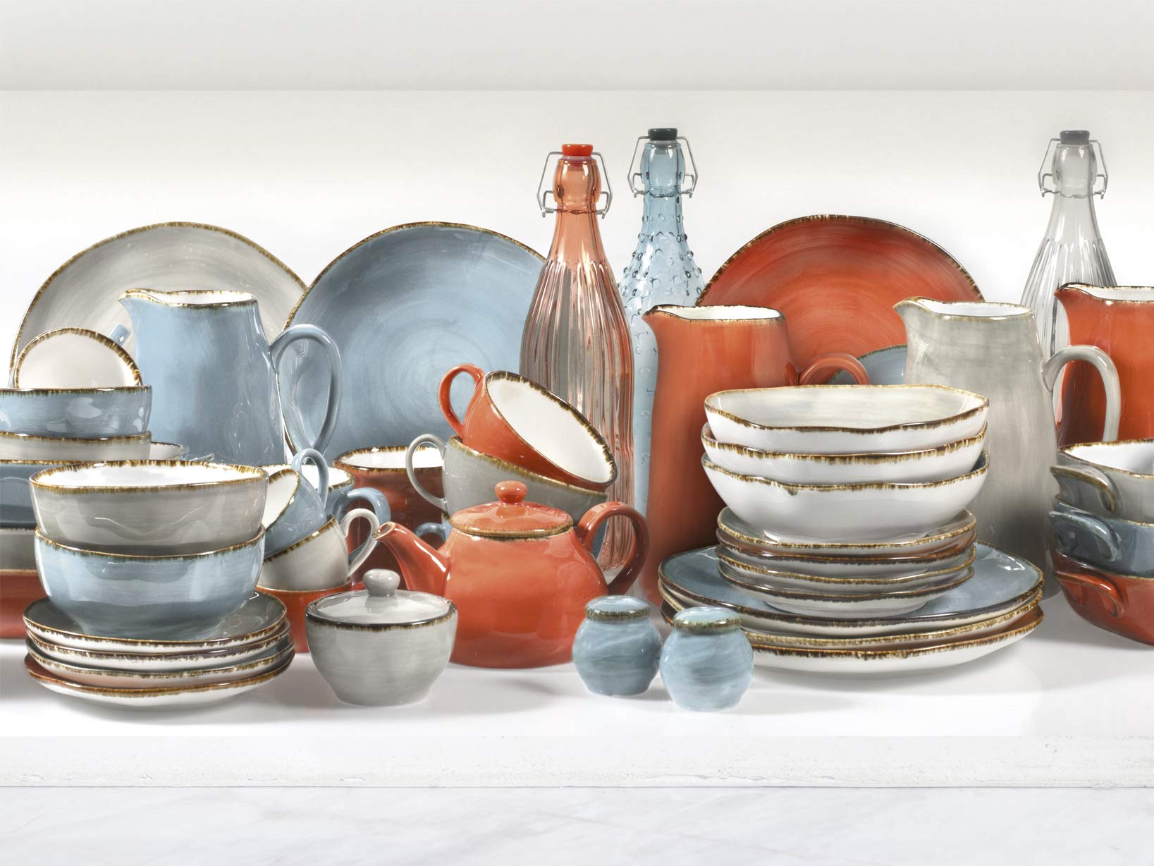 H&H Set 6 tazze Jumbo Toscana assortiti CC 375