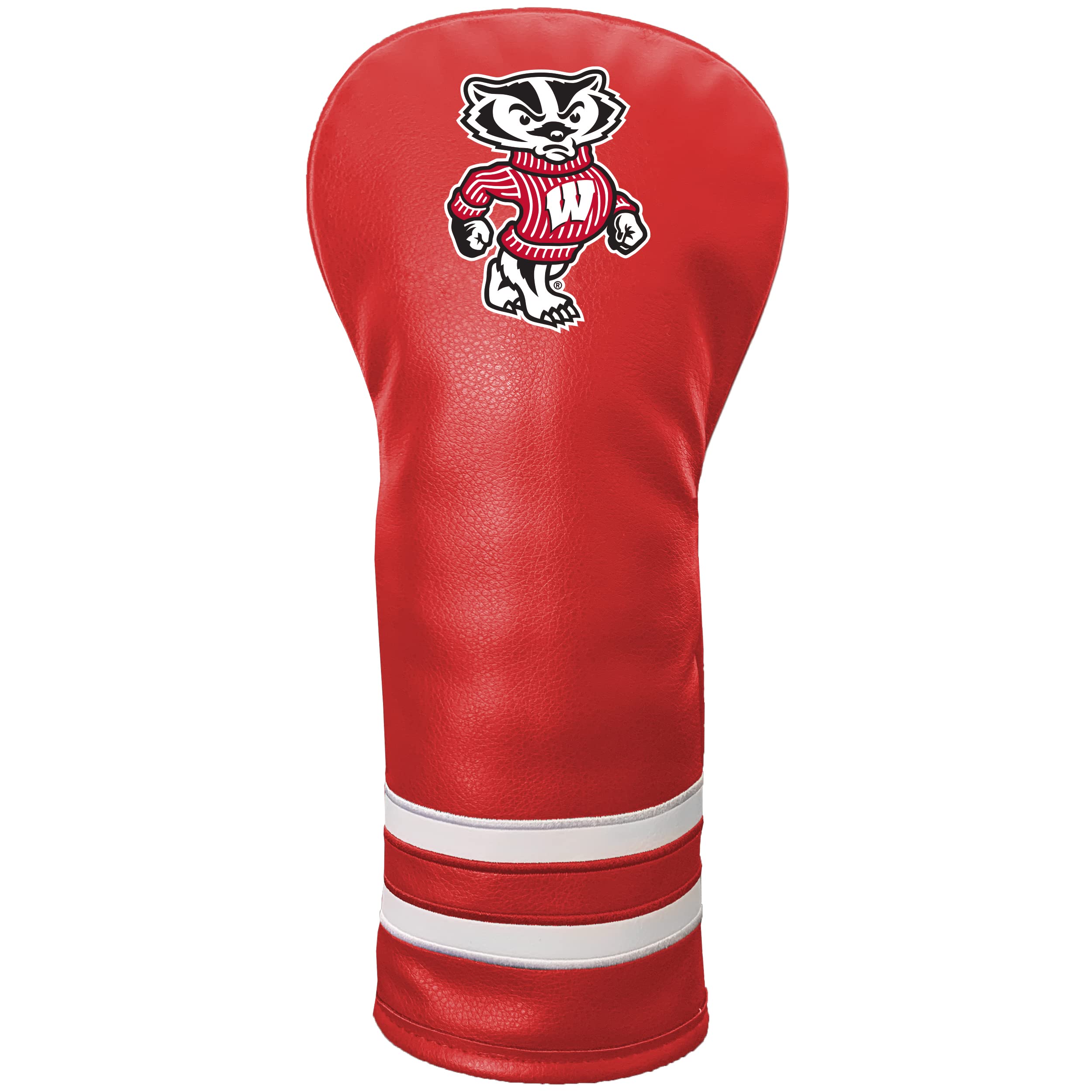 Team Golf NCAA Wisconsin Vintage Fairway Headcover (Color) - Printed Team Golf NCAA Vintage Fairway Headcover (Printed), Fits All Fairway, Hybrid and Utility Clubs โ image 1