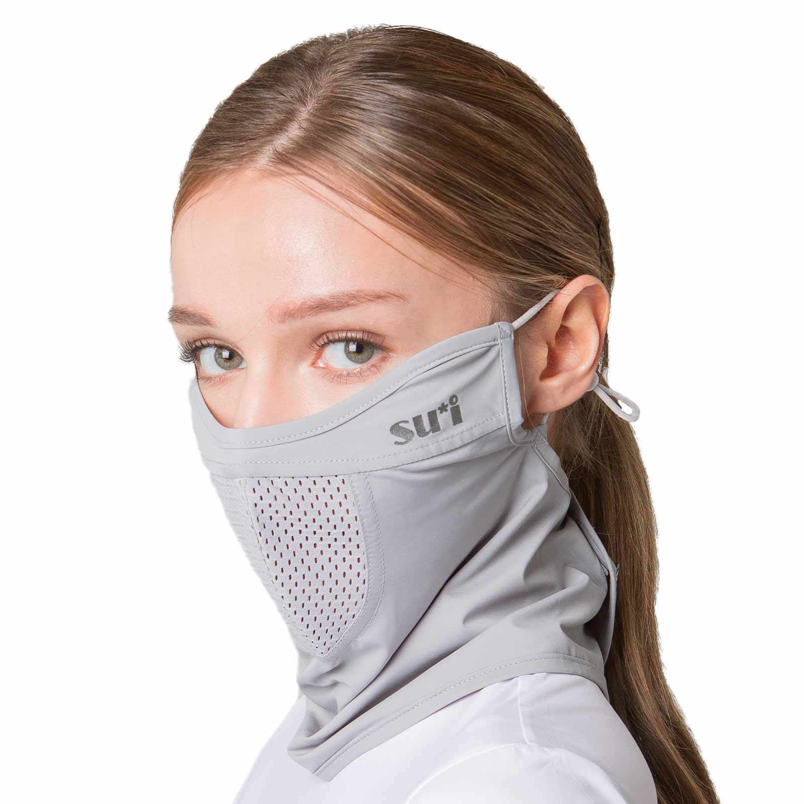 KOREA (Type G) UV Sun Protection Balaclava Half Face Mask - For Golf, Hiking, Running, Cycling &amp; Outdoor Sports