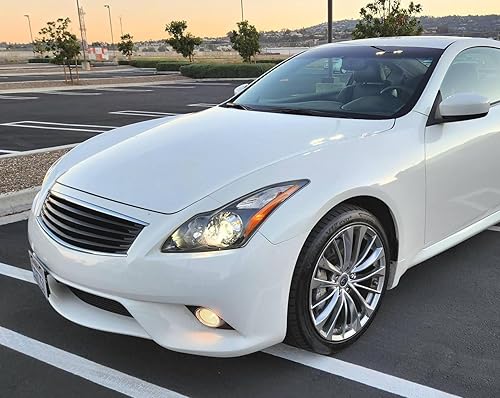 Miniatura 6 de Par de lámparas para niebla, de iJDMTOY, para lado de conductor y pasajero, con focos halógenos, Lente transparente