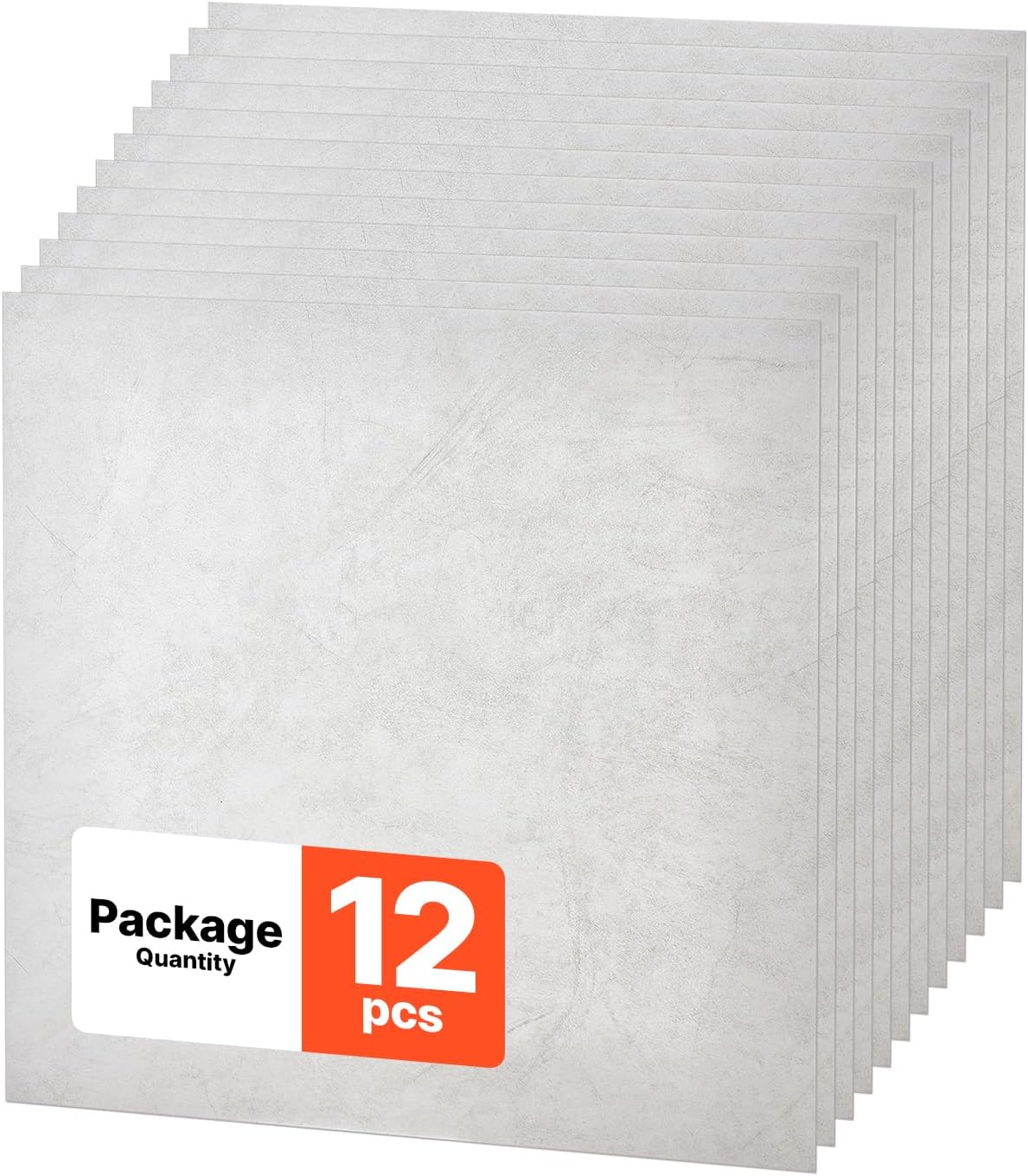 VEVOR 24 x 24 in PVC Ceiling Tiles 12-Pack Drop Ceiling Panels White Marble, PVC Foam Board, Grid Fit, Water-Resistant, Flexible Cut, Easy to Clean, Modern Decorative Finish for Home, Office Areas