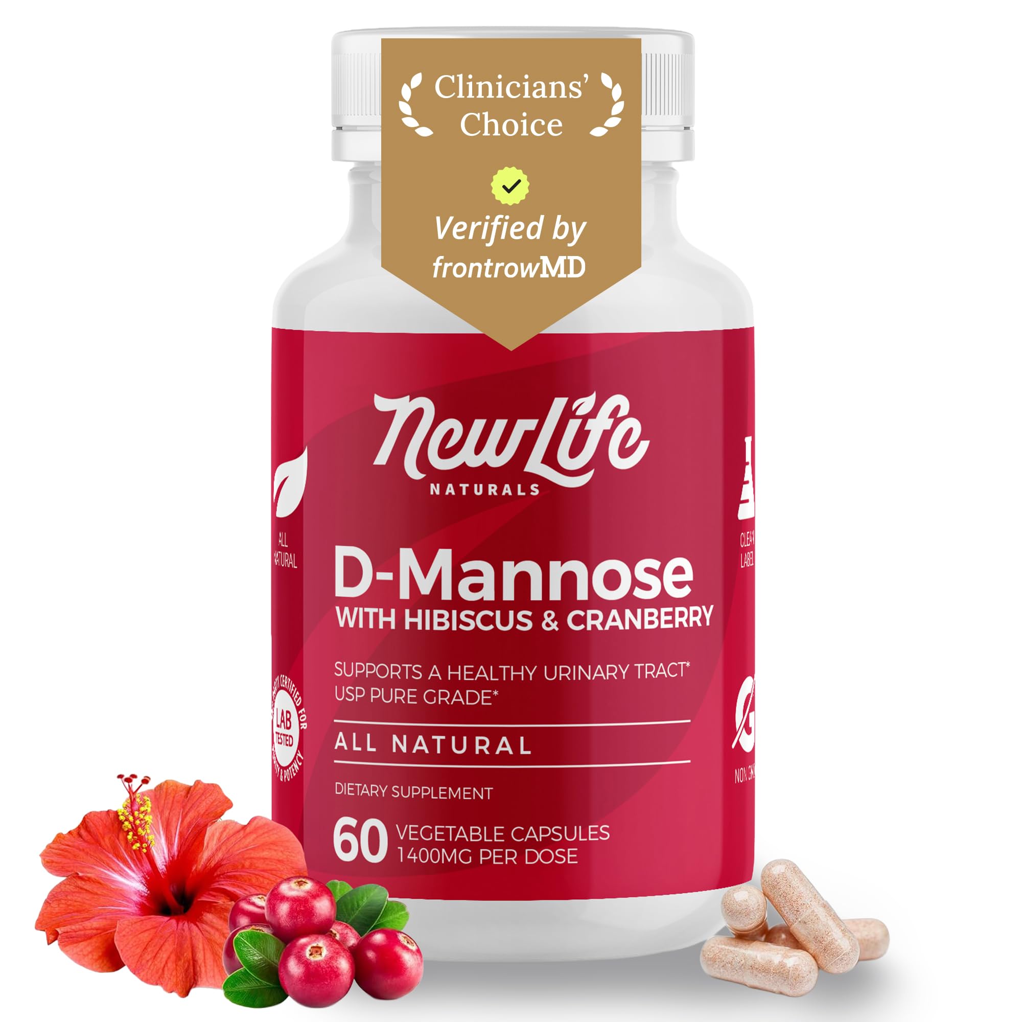 NewLife Naturals D Mannose Supplement