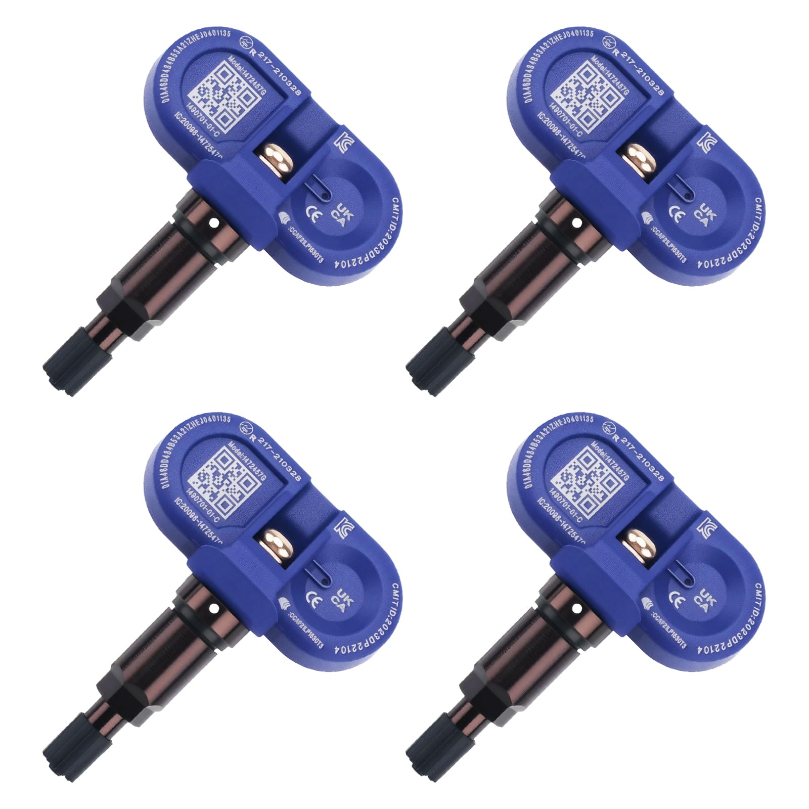 Photo 1 of Bluetooth TPMS Sensor Compatible with Tesla Models 3/Y/S/X 2020 2021 2022 2023 2024 2025 Premium Tire Pressure Monitoring System Sensor Replaces 1490701-01-B & 1490701-01-C (4pcs)