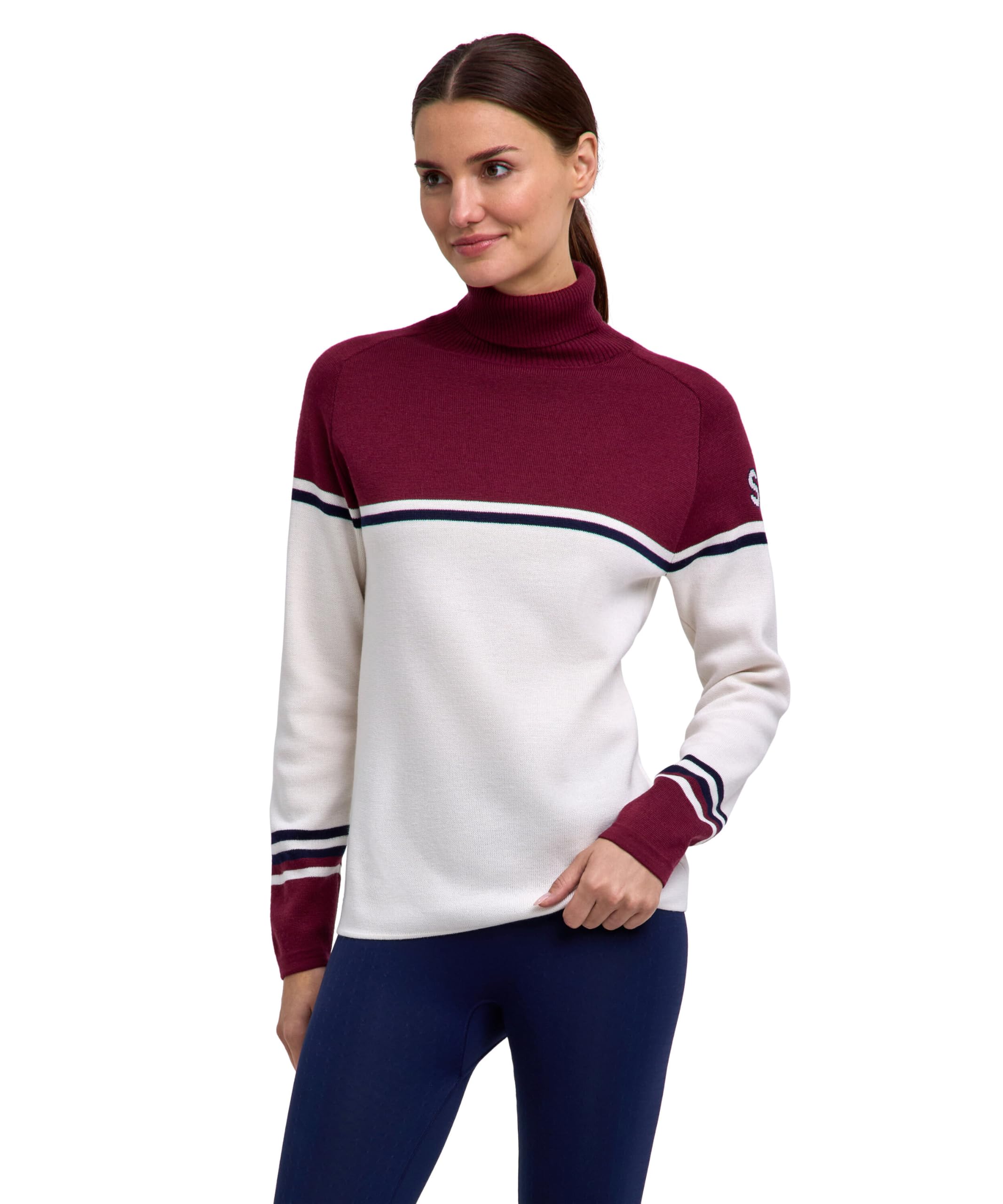 Falke Skiing W Pu Lana Filo Funzionale Asciugatura Rapida Pullover Donna (Pacco da 1)