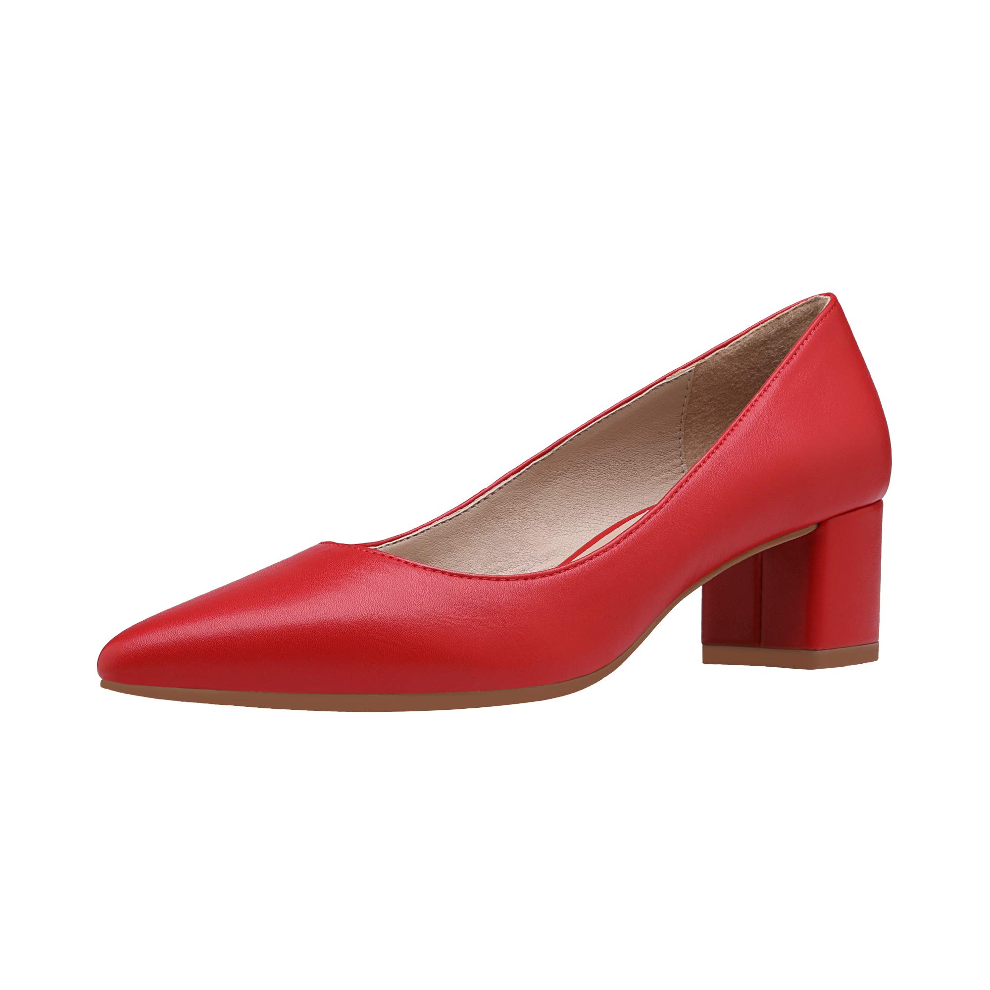 DREAM PAIRS Women’s Chunky Low Block Heels Closed Toe Dress Pumps Shoes