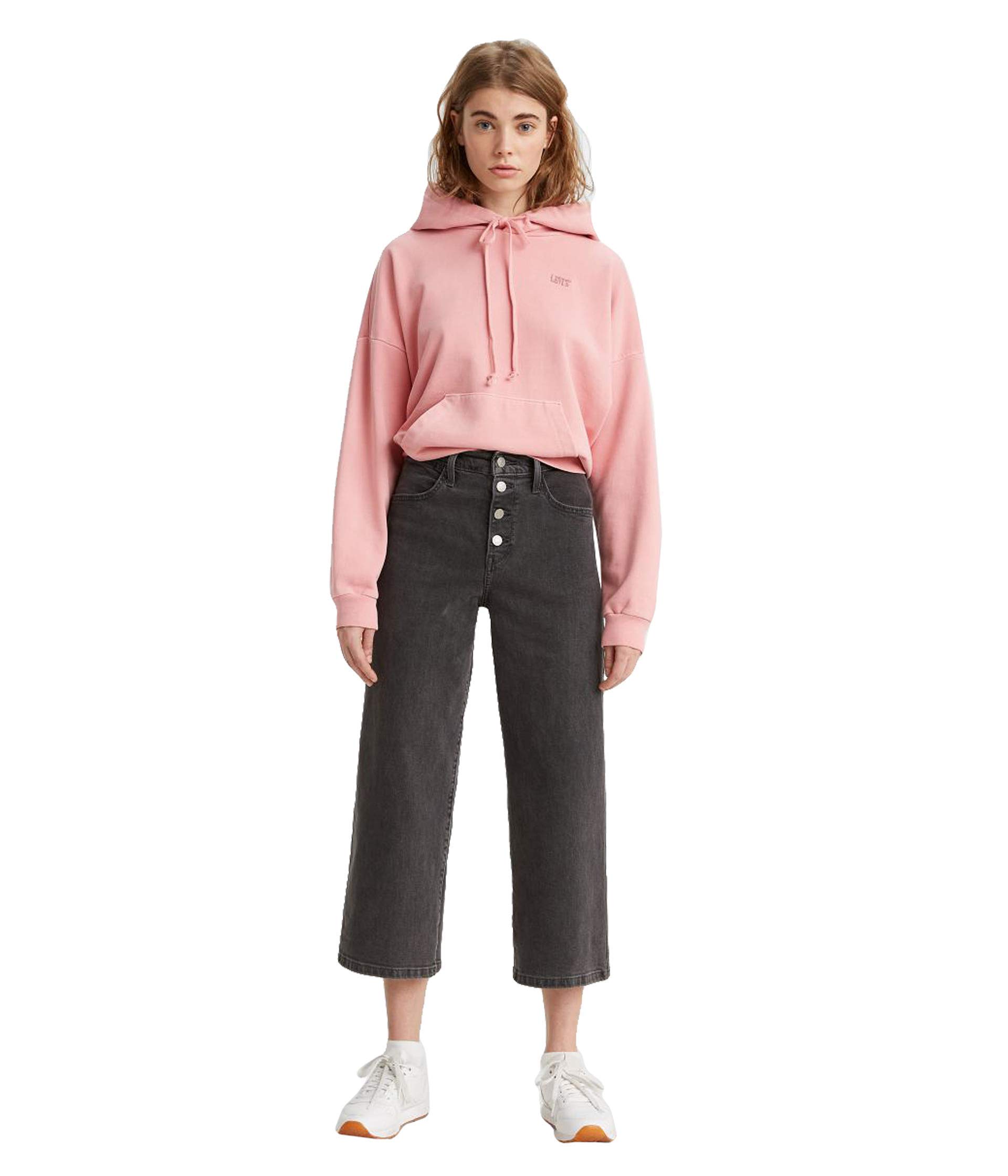 Mile High Wide Leg Buttons Jeans 