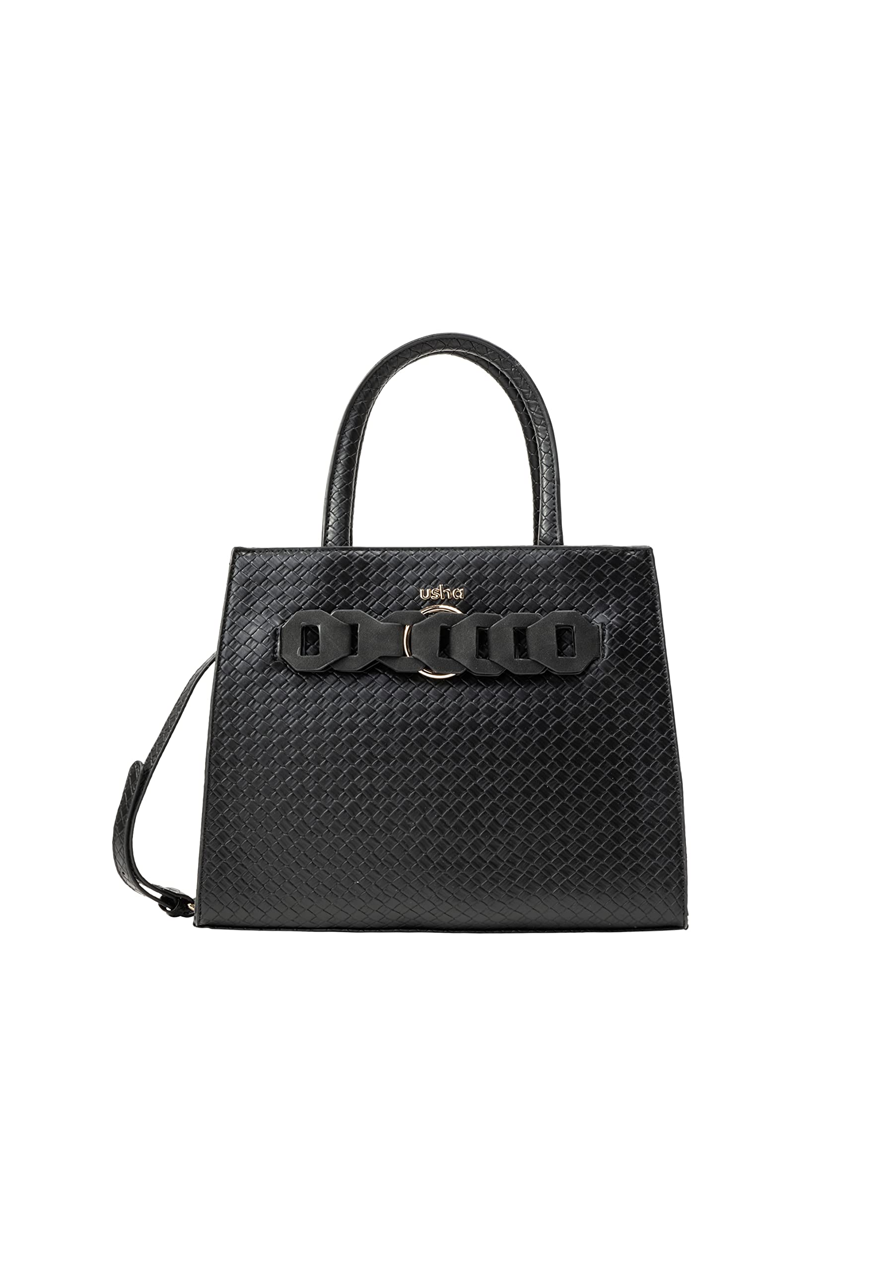 usha Women's Handbag, black, One Size