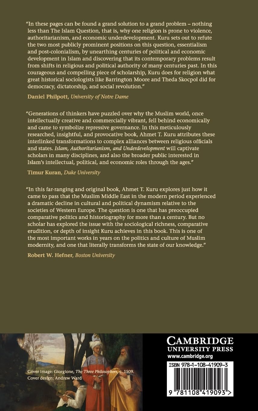 Islam, Authoritarianism, and Underdevelopment: A Global and Historical Comparison