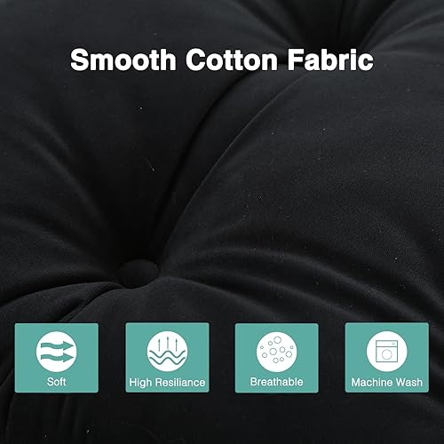 Miniatura 2 de Taburete plegable de 15 pulgadas, reposapiés de acento pequeño, elegante otomana plegable con marco de metal, reposapiés plegable tapizado Morden