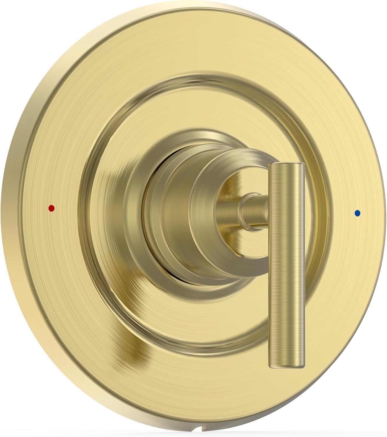 T2902EPBG Gibson Valve Trim Kit, Brushed Gold Shower Trim Kit, Compatible with Moen 2510 Valve, including 4.5 inch Showerhead, Shower Lever Handle